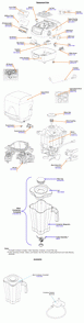 Diagram Diagram and Parts List for HBH850-UK-N  Hamilton Beach Blender